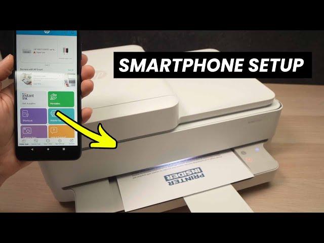 iPhone and Android Phone Setup With HP Envy 6400 Series Printer (6452e , 6455e, 6400e, 6000.. )