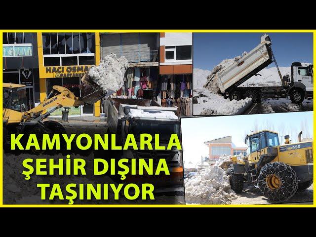 Başkale'de 50 Kamyon Kar, İlçe Dışına Taşındı