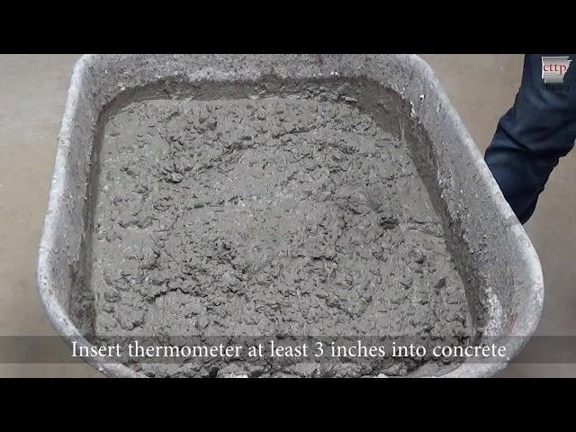 ASTM C1064 - Temperature of Concrete