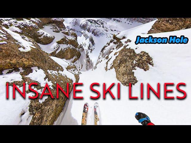 Skiing off Huge Cliffs in Jackson Hole | Owen Leeper