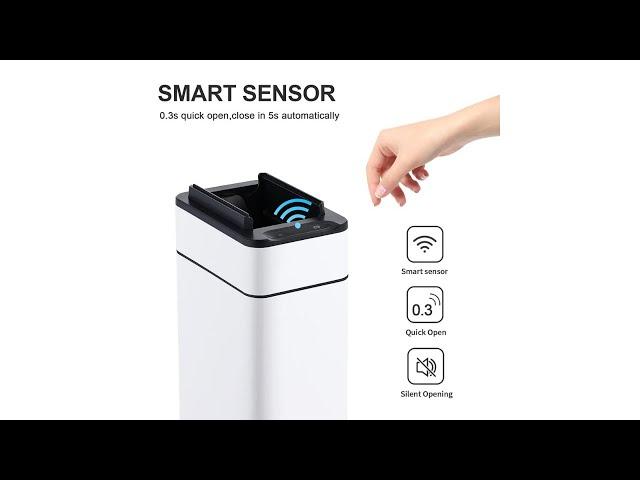 ELPHECO Motion Sensor Trash Can