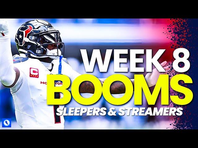 Must START 'EM Sleepers and Boom Value Plays - Week 8 Fantasy Football