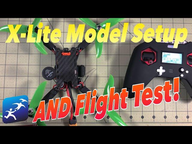 FrSky Taranis X-Lite New Model Setup and Test Flight | Same RSSI as the X9D?