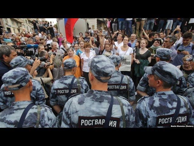 Марш в поддержку Ивана Голунова. Прямая трансляция