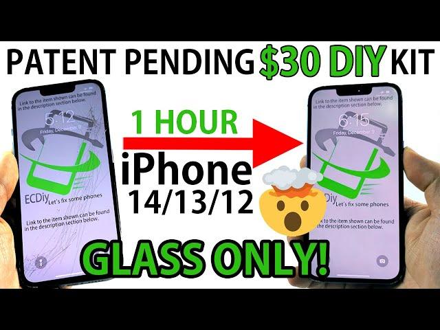 How to Replace Screen Glass On iPhone 14/13/12 Cracked Screen Repair