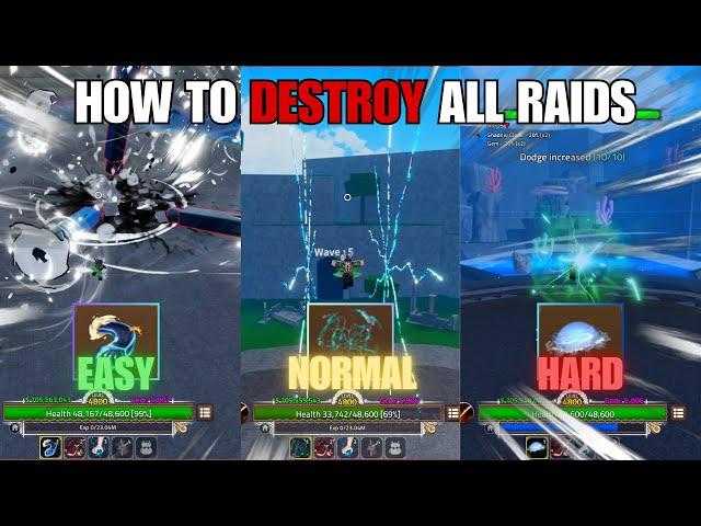 HOW TO DO ALL RAIDS FAST IN UPDATE 7 (King Legacy)