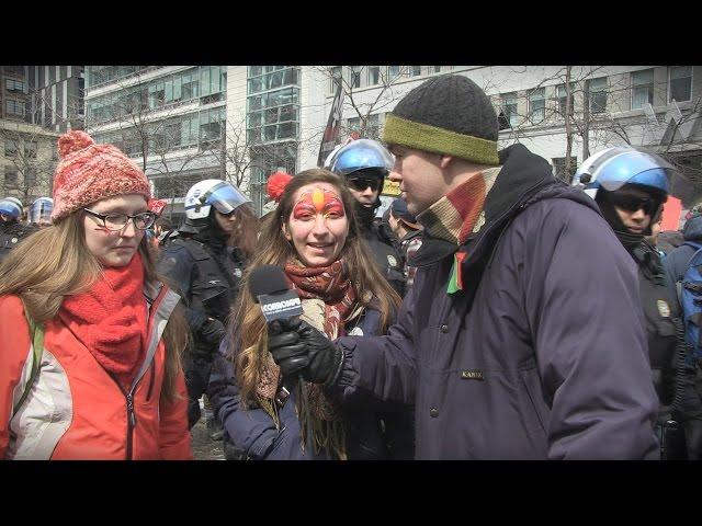 VOX POP - Guy Nantel à la manifestation étudiante