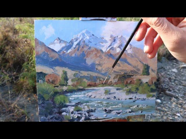 How to Paint Mountains En Plein Air