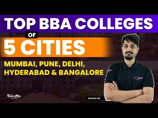 Top BBA Colleges in India  | Best BBA Colleges from 5 Different Cities of India | BBA Colleges