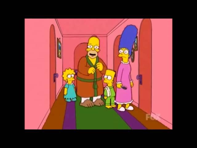 The Simpsons - Maggie locked in bathroom