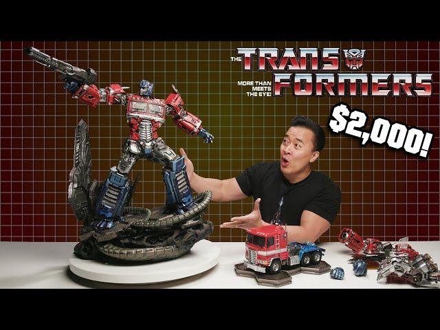I GOT A $2,000 TRANSFORMER FOR CHRISTMAS!!! XM Studios Optimus Prime!