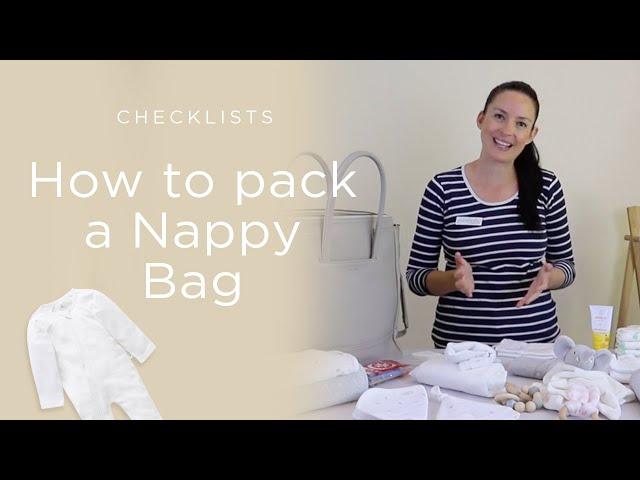 How to Pack a Nappy Bag | Purebaby