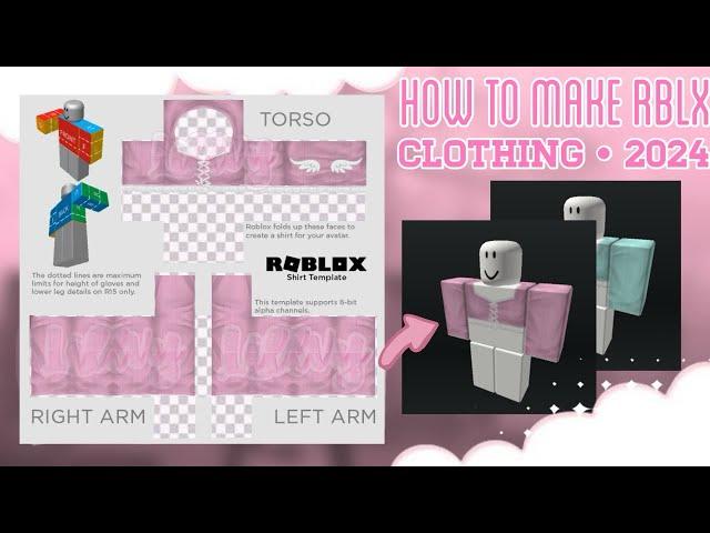 How to make ROBLOX CLOTHING on MOBILE for BEGINNERS! | Crop tops: 2024 WORKING .*