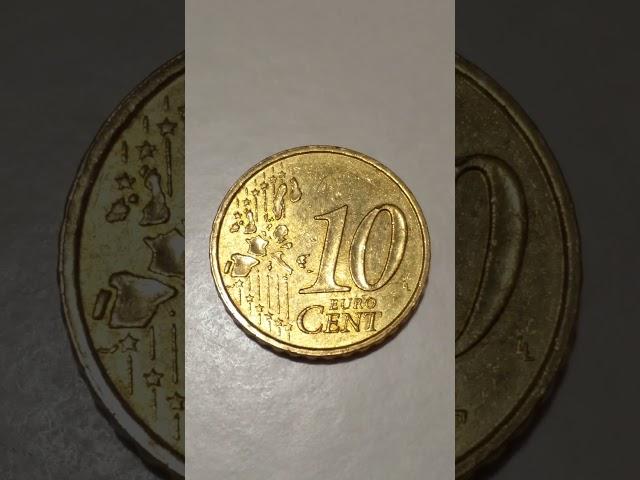 10 EURO Cent 1999 RF #coins #euro #europe #eu #coin