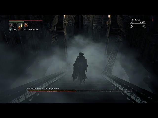 Bloodborne PS4 Micolash, Host of the Nightmare Easy KILL #45