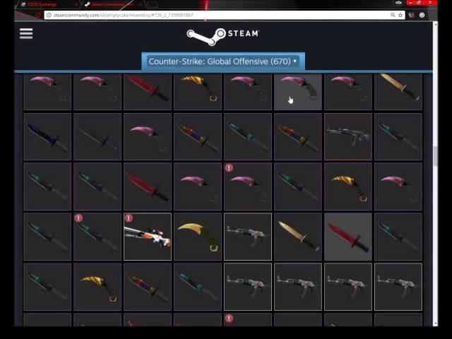 DREAM CSGO INVENTORY SHOWCASE! MOST EXPENSIVE ON CSGO EXCHANGE!