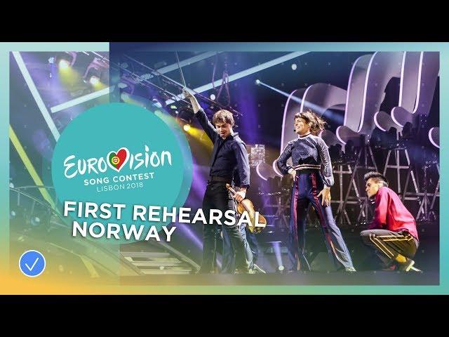 Alexander Rybak - That's How You Write A Song - First Rehearsal - Norway - Eurovision 2018