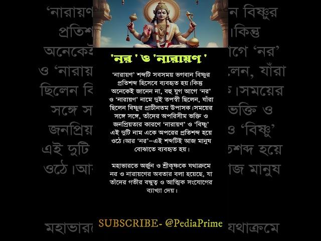 The Untold Story of Nar and Narayan | Powerful Avatar of Vishnu | #shorts #mythology