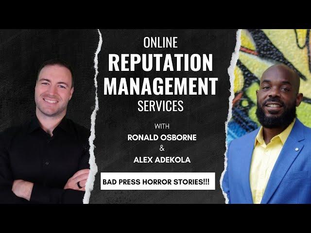 Online Reputation Management Services - Manage Your Reputation With Alex Adekola