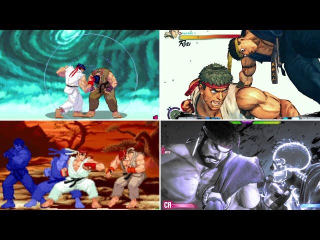 Evolution of Ryu's SHIN SHORYUKEN and METSU SHORYUKEN