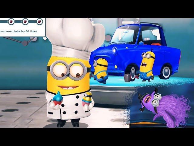 Despicable Me 2 - Minion Rush : Baker And Evil Minion On Submarine ! Free Kids Games