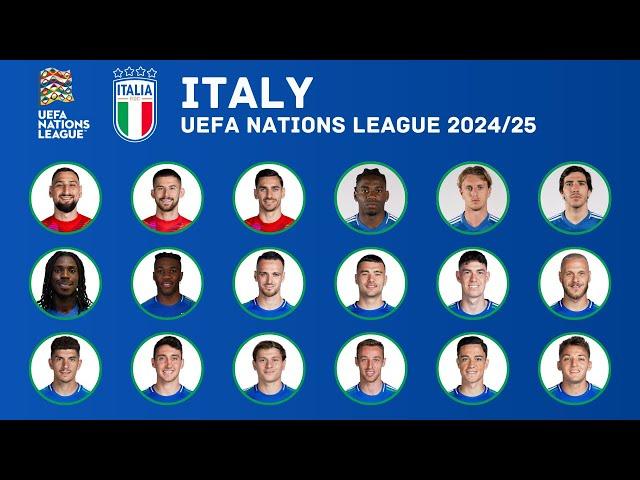 ITALY Squad For UEFA Nations League 2024/25 | November 2024 | Italy | FootWorld