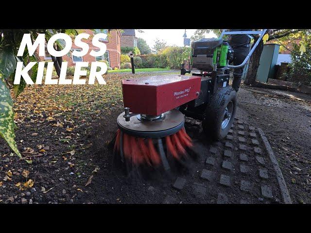 This Machine DESTROYS Moss Like Nothing Else! | Terrazza Weedee PRO