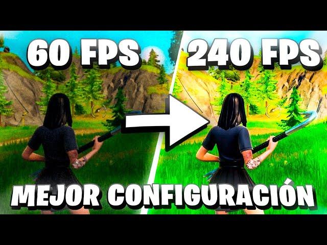 La MEJOR Guía de CONFIGURACIÓN en Fortnite 2024 - Aumentar FPS, Reducir Input lag | Optimizar PC