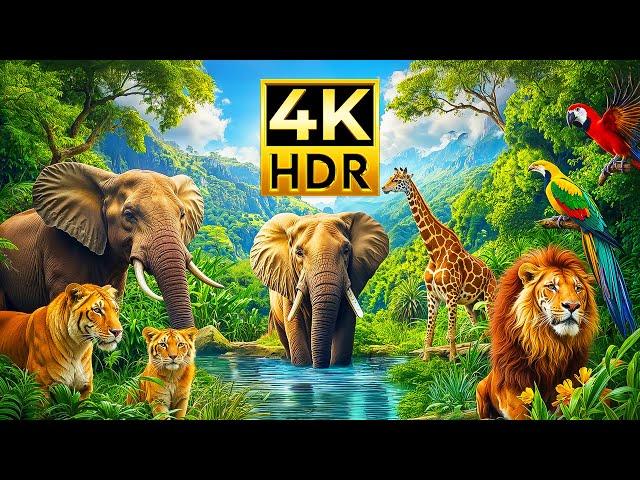 EXPERIENCE THE FOREST ANIMAL COLLECTION 4K HDR | with Cinematic Sound