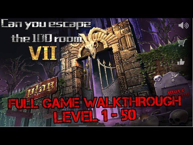 Can You Escape The 100 Room VII FULL GAME Level 1 - 50 Walkthrough (100 Room 7).