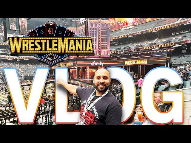 WRESTLEMANIA 41 - LAS VEGAS | VLOG (ON LOCATION GOLD PACKAGE)