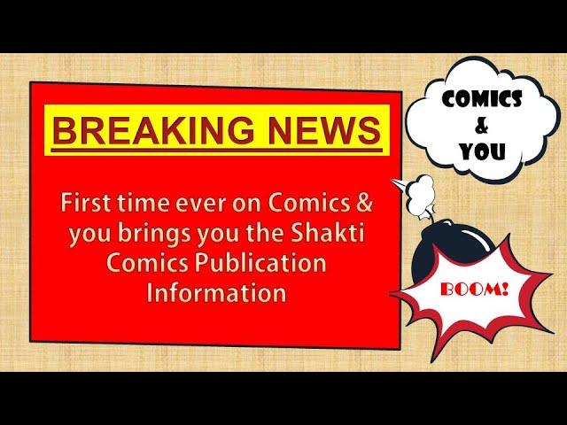 Comics & You Episode 11 : Guest Speaker : Vijay | Shakti Comics