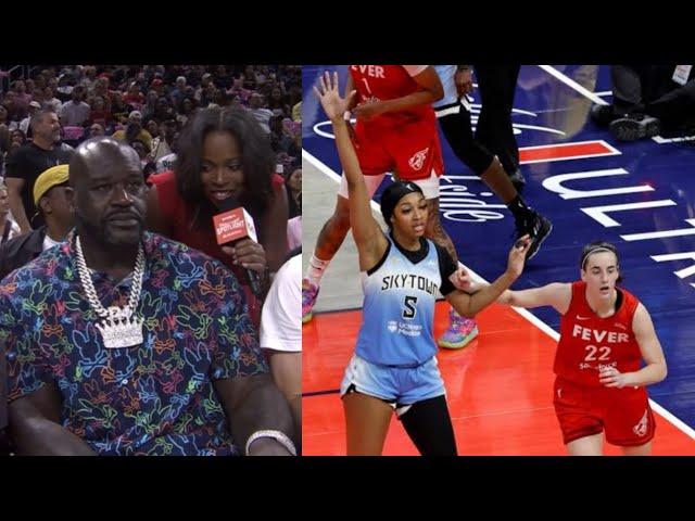 CAITLIN CLARK DESTROYED ANGEL REESE INFRONT OF SHAQUILLE O’NEAL