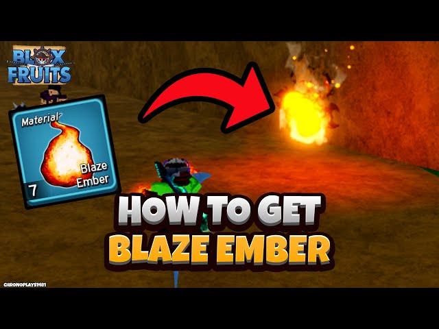 How to get Blaze Embers (Dragon Hunter Quest) (Blox Fruits Dragon Update)