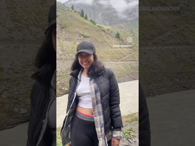 Rain + Mountains = True Love #lahaul #camping #shorts #youtubeshorts