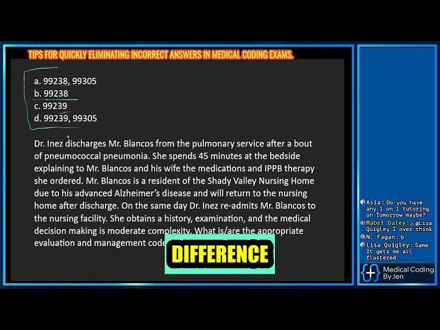 The Secret to Acing Medical Coding Exams: Focus Key Differences Tips  eliminating incorrect answers