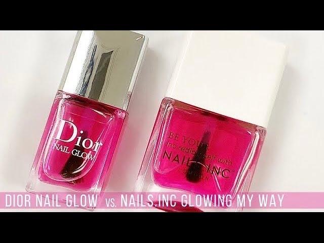 Dior Nail Glow vs. Nails.Inc Glowing My Way | FULL REVIEW & WEAR TEST