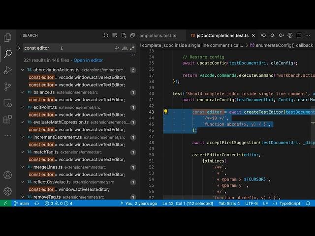 Workspace Search in VS Code — A deep dive on find in files, replace, search editors and more!