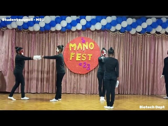 Biotech Dept Inspiring Mime Performance in Humanity | MS University Cultural's | Mano Fest - 23