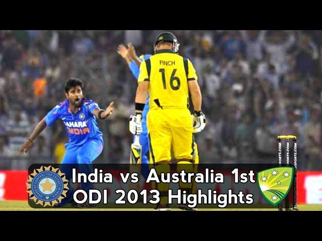 2013 1st ODI India vs Australia at Pune