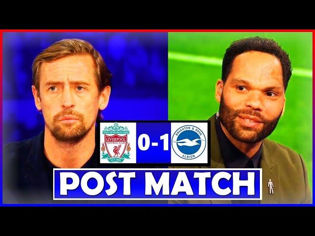 LIVERPOOL FC VS BRIGHTON AND HOVE ALBION {POST MATCH ANALYSIS} SUCCESSIVE ANFIELD DEFEAT, TITLE GONE