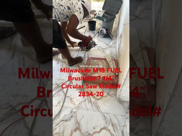 Milwaukee M18 FUEL Brushless 7 1/4" Circular Saw 2834-20 #milwaukeepipeline #trending #DIY #viral