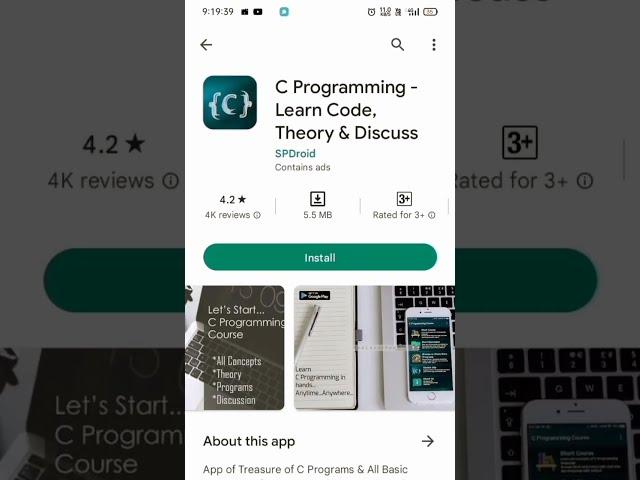 5 best Android App for C programming | mobile programming