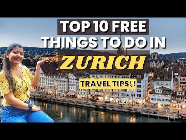 Top FREE THINGS to do in Zurich | SWITZERLAND on BUDGET | Zurich Vlog