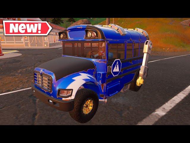 NEW BATTLE BUS Car Gameplay In Fortnite!