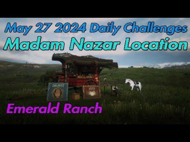 Red Dead Online Daily Challenges Madam Nazar Location May 27 2024 #rdr2 #rdo #reddead2online