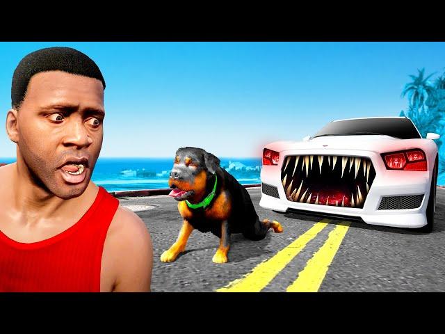 Franklin's CURSED CAR Took CHOP in GTA 5!