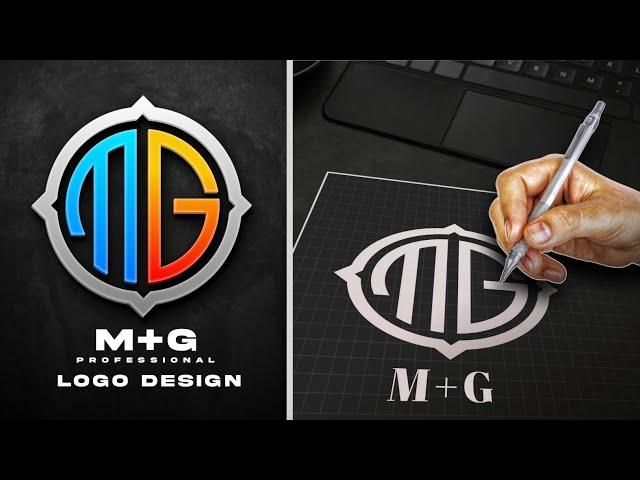 Professional MG Logo Design in Pixellab | Logo Design Pixellab | Atulzalaedits