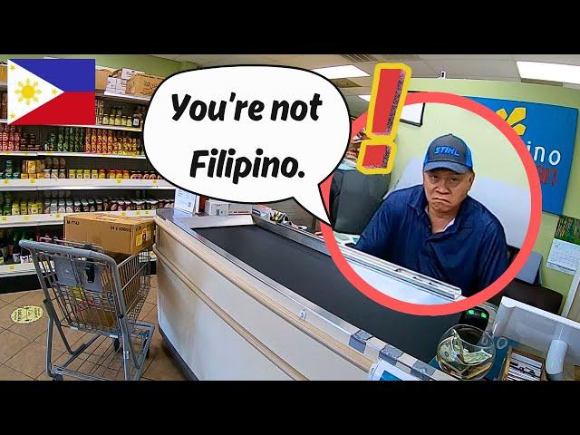 Filipino Store Owner SHOCKED when I speak Tagalog!