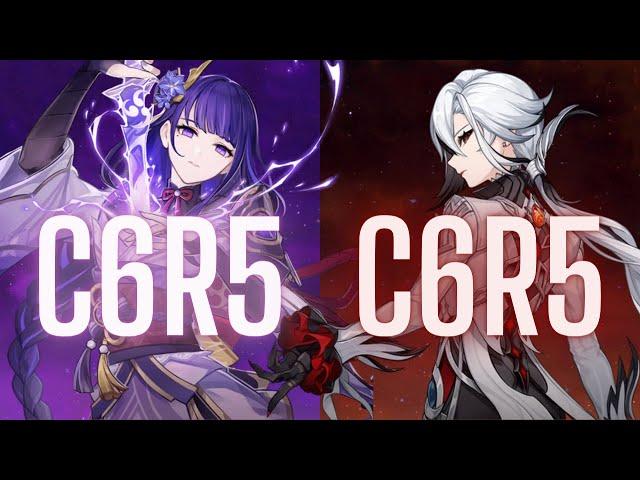 C6R5 Raiden Shogun x C6R5 Arlecchino | 4.6 Spiral Abyss